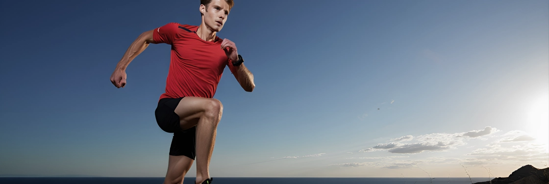 Мужчина ведет активную жизнь, после стабилизация энергетического баланса